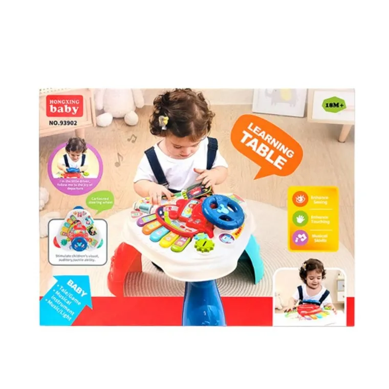 Lean Toys, stolik interaktywny z kierownicą