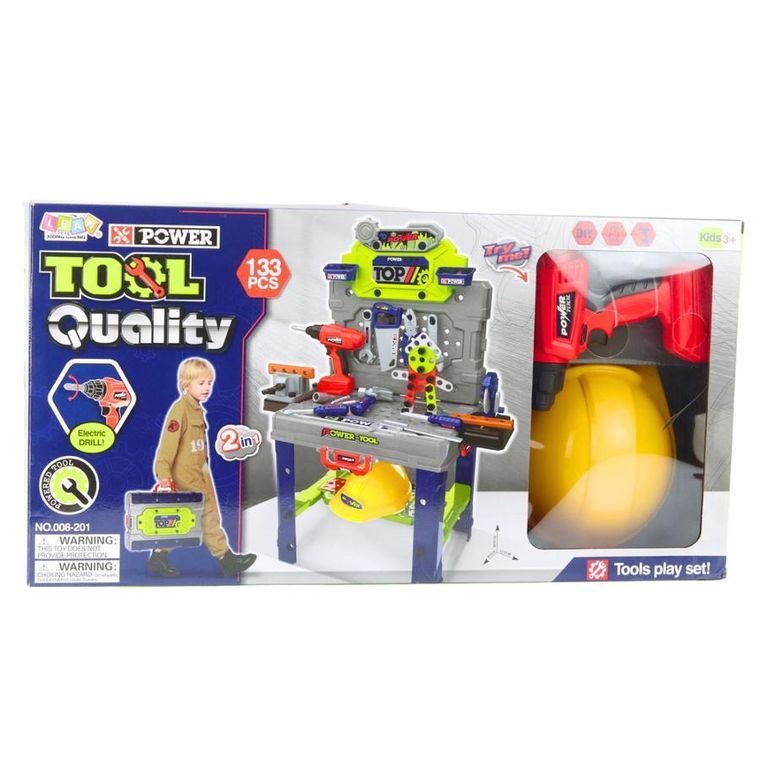Lean Toys, stolik majsterkowicza 2w1