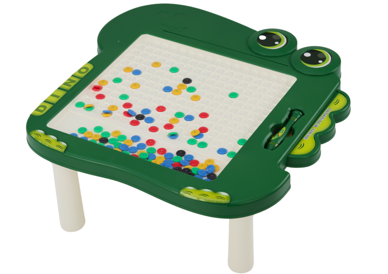 Lean Toys, stolik z tablica magnetyczną, dinozaur