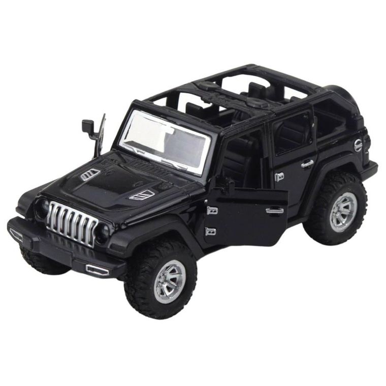 Lean Toys, suv terenowy, metalowy pojazd z napędem pull-back, 1:36, 1 szt.
