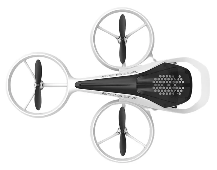 Lean Toys, Syma X38, dron zdalnie sterowany, biały