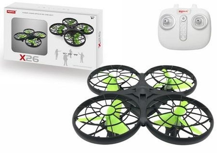 Lean Toys, Symax26, dron zdalnie sterowany, czarny