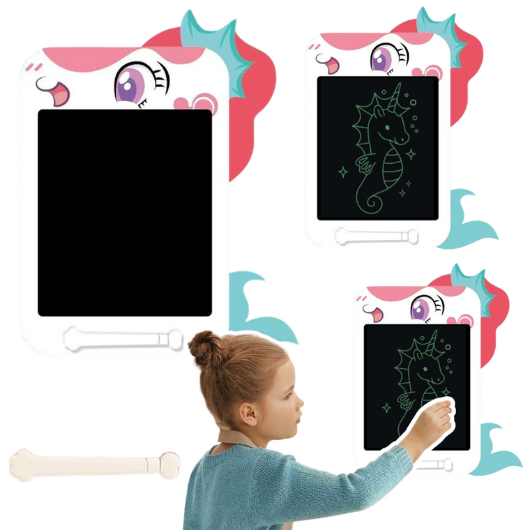 Lean Toys, tablica do rysowania LCD, biała