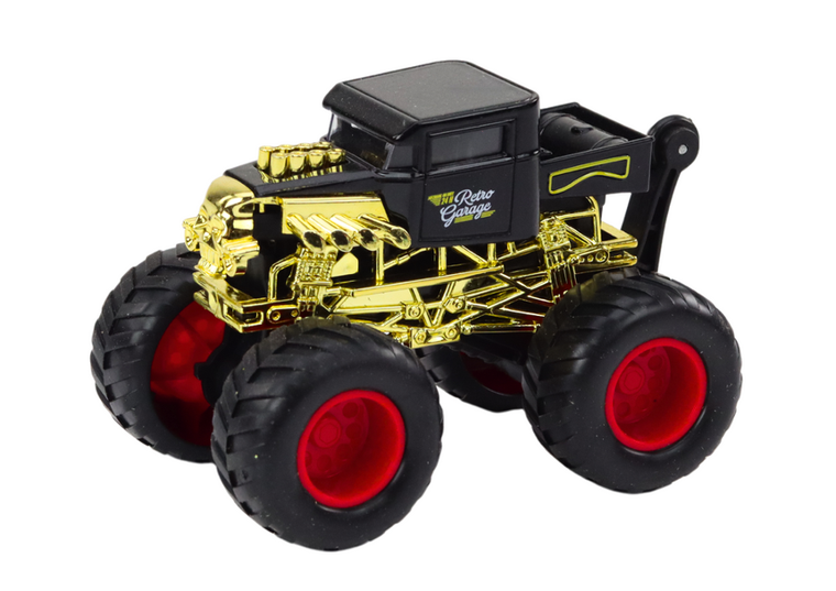 Lean Toys, terenówka z napędem frykcyjnym, czarny