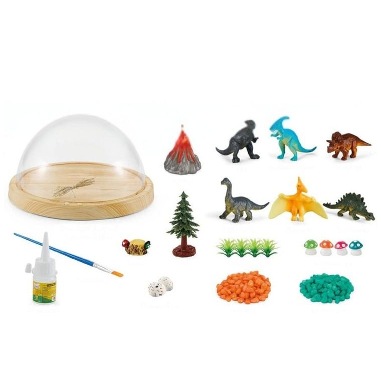 Lean Toys, Terrarium z Dinozaurami, lampka nocna, zestaw kreatywny