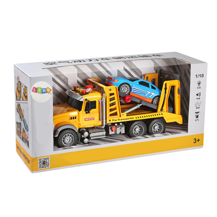 Lean Toys, tir laweta z autem, pojazdy interaktywne