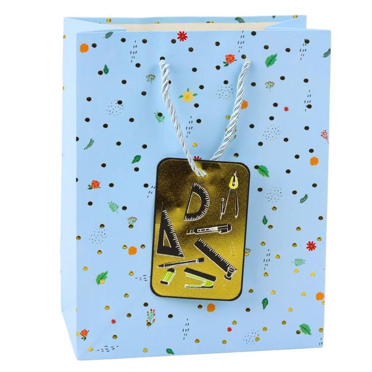 Lean Toys, torba prezentowa dla ucznia nauczyciela, 23-18-10,5 cm, 1 szt.