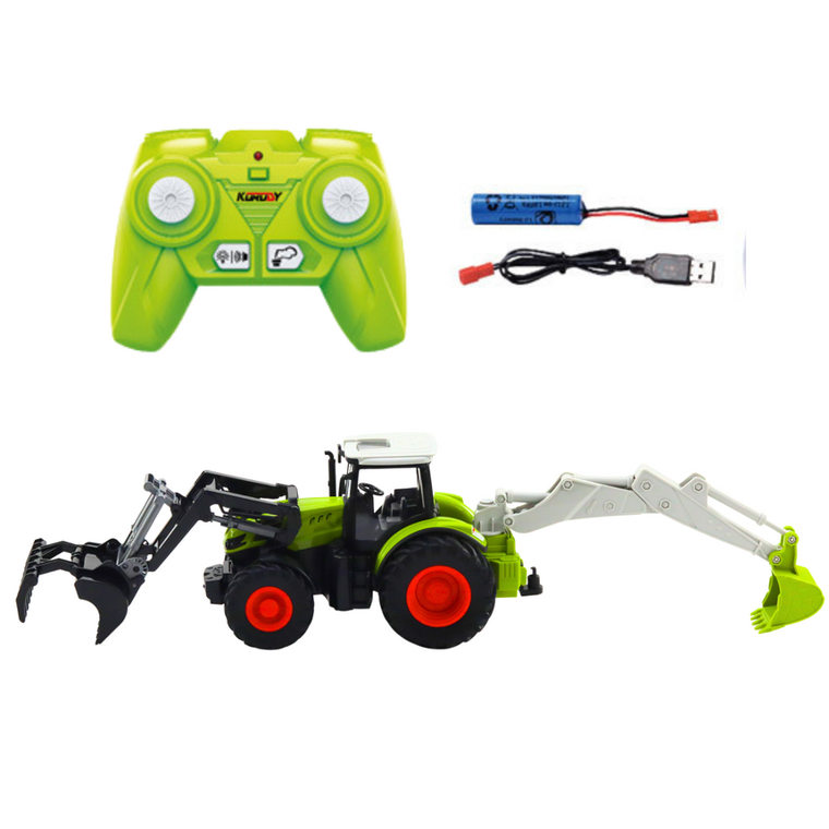 Lean Toys, traktor, pojazd zdalnie sterowany 2w1