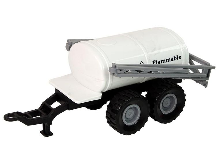 Lean Toys, traktor z przyczepą i cysterną, interaktywny pojazd rolniczy