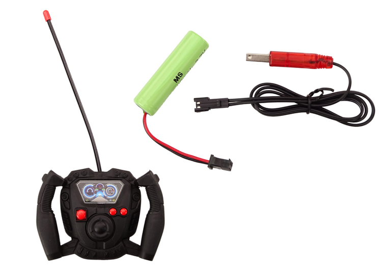 Lean Toys, traktor z przyczepą, rolniczy pojazd zdalnie sterowany, zielony, 1:16