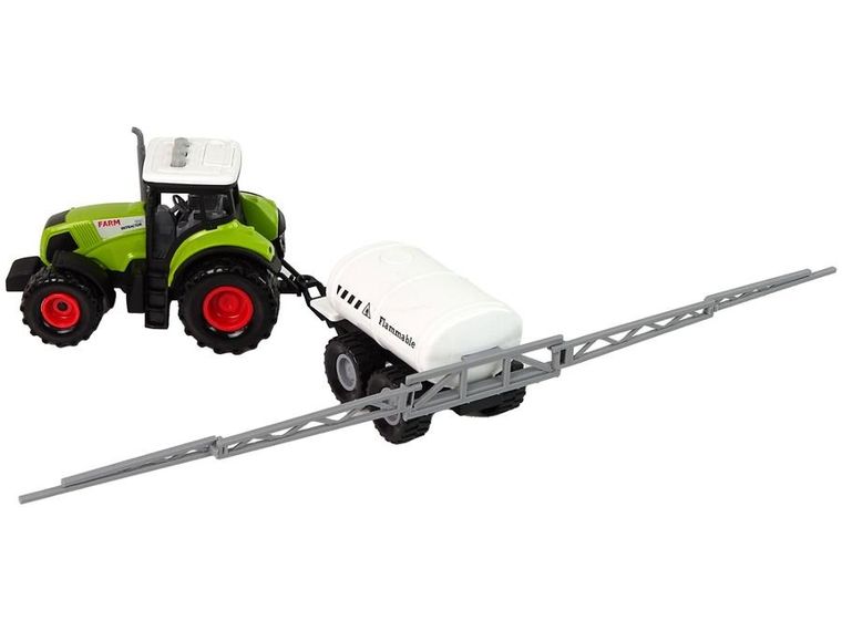 Lean Toys, traktor z przyczepką, pojazd rolniczy