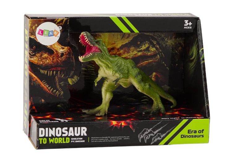 Lean Toys, Tyrannosaurus, figurka kolekcjonerska, zielony