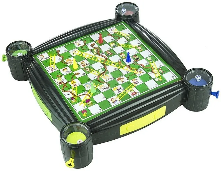 Lean Toys, warcaby, chińczyk, węże, drabiny, gry 7w1