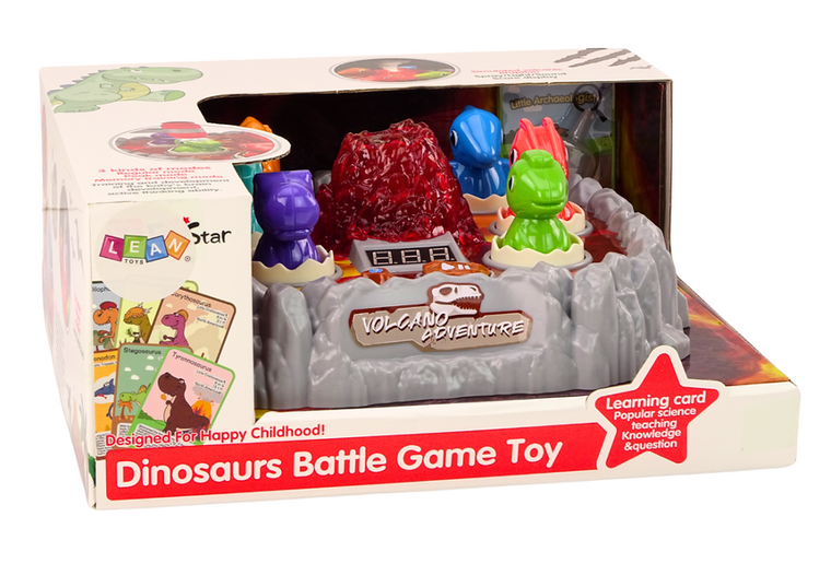 Lean Toys, Whack a mole, dinozaury, gra zręcznościowa