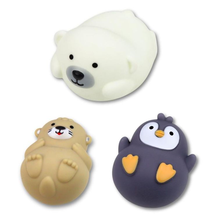 Lean Toys, wydra, zjeżdżalnia, zabawki do kąpieli, 10 elementów