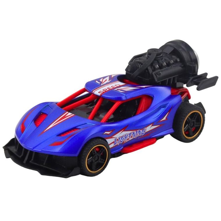 Lean Toys, wyścigówka, interaktywny pojazd z funkcją dymu, 1 szt.