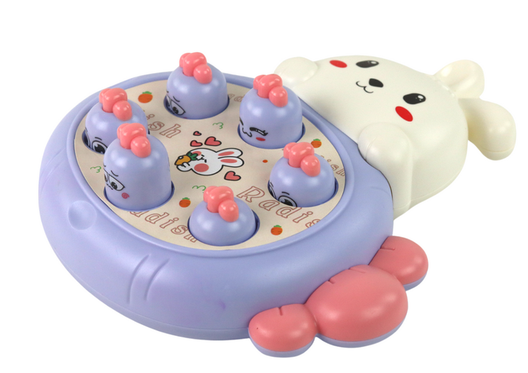 Lean Toys, Wyskakujące marchewki, gra zręcznościowa, królik