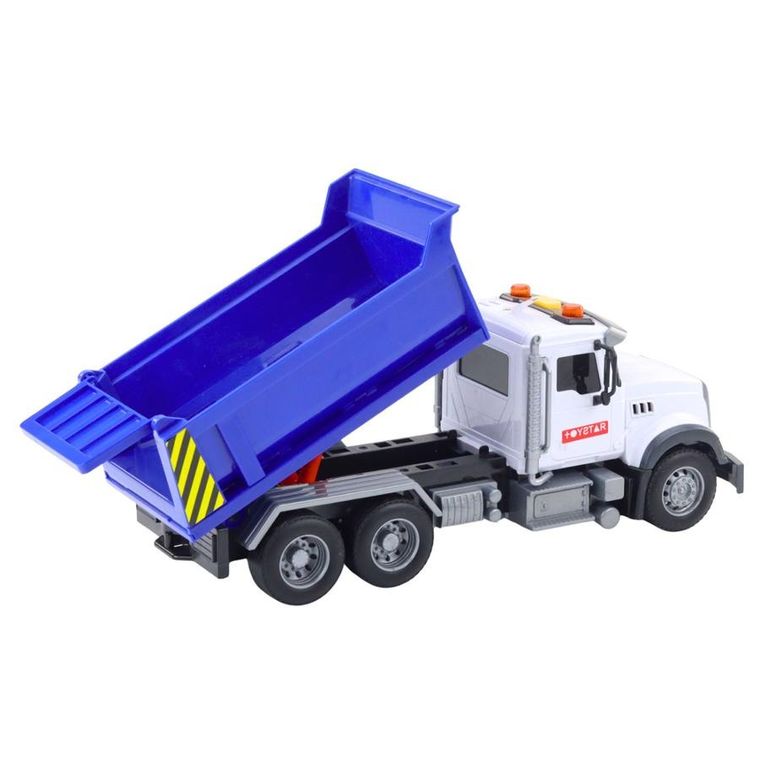 Lean Toys, wywrotka ruchoma, pojazd interaktywny, niebieska