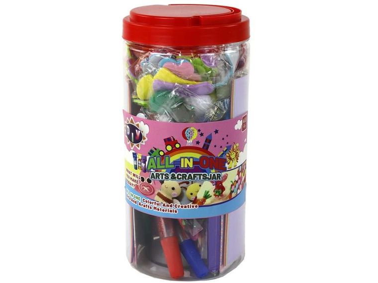 Lean Toys, zestaw artystyczny w słoiku