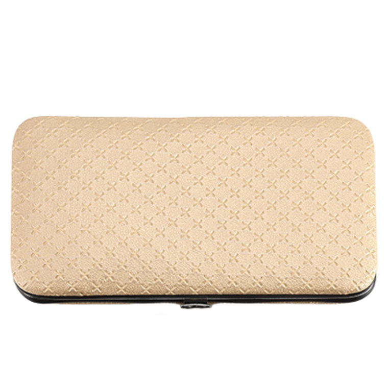 Lean Toys, zestaw do manicure i pedicure, beżowy, 20 elementów