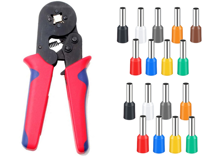 Lean Toys, zestaw do montażu tulejek, kabli, w walizce, 1200 el.