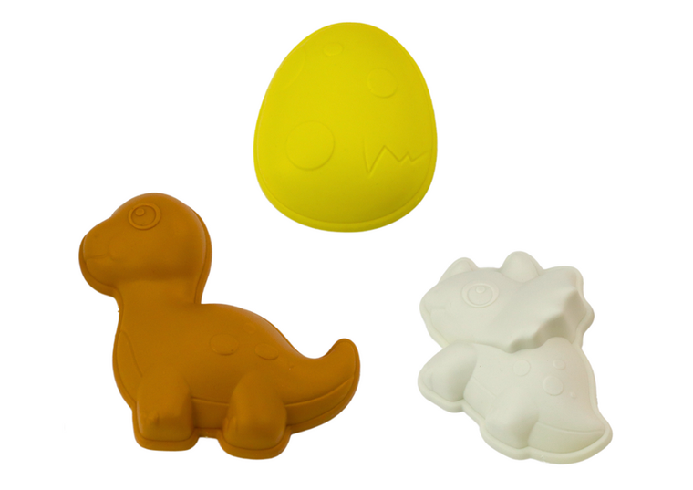 Lean Toys, zestaw do piasku, dinozaury