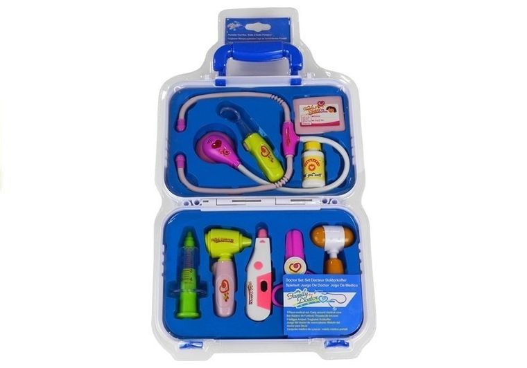 Lean Toys, zestaw lekarski, walizka