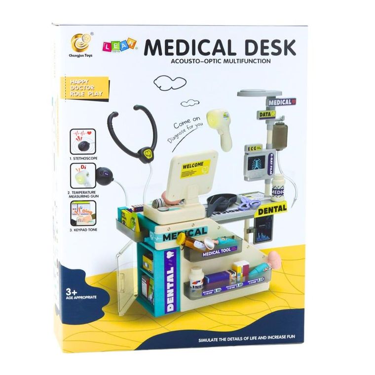 Lean Toys, zestaw lekarza dentysty, z akcesoriami, 51 elementów