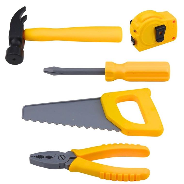 Lean Toys, zestaw majsterkowicza, narzędzia w skrzynce, 23 elementy