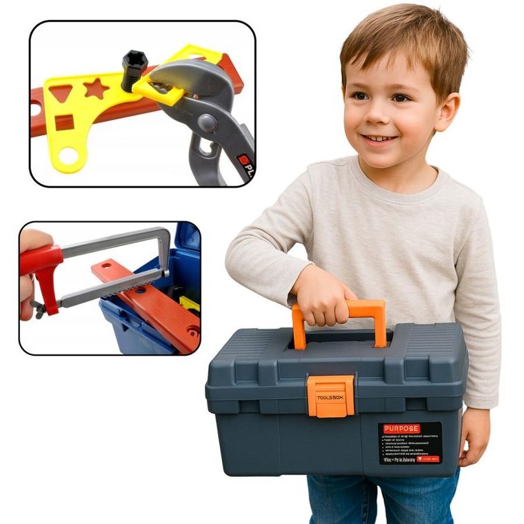Lean Toys, zestaw majsterkowicza w skrzynce
