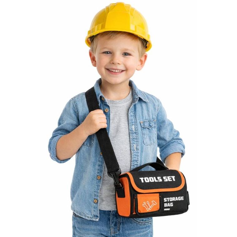 Lean Toys, zestaw majsterkowicza z torbą, 25 elementów