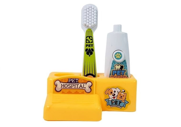 Lean Toys, zestaw małego dentysty, pies