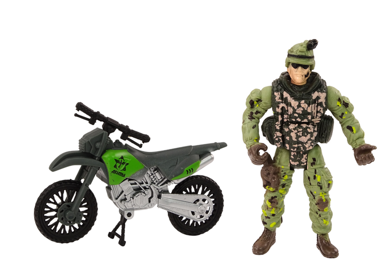 Lean Toys, zestaw militarny, wozy bojowe z helikopterem i figurkami