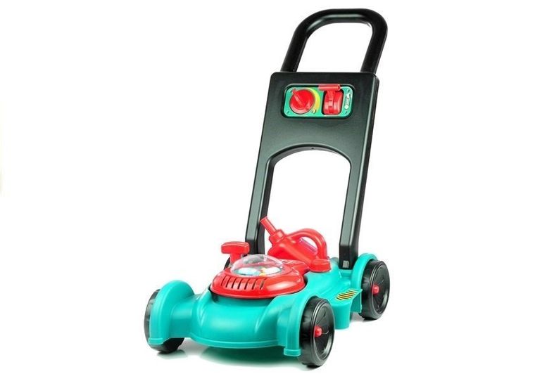 Lean Toys, zestaw ogrodnika, kosiarka z akcesoriami