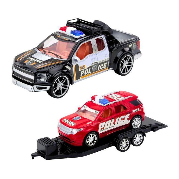 Lean Toys, zestaw policyjny z lawetą