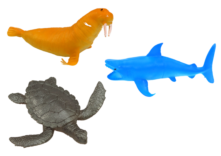 Lean Toys, zwierzęta morskie, figurki, 10 szt.