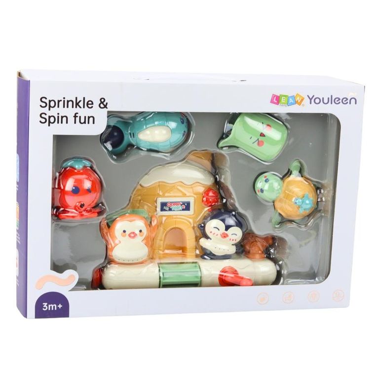 Lean Toys, zwierzęta morskie, zabawka do kąpieli