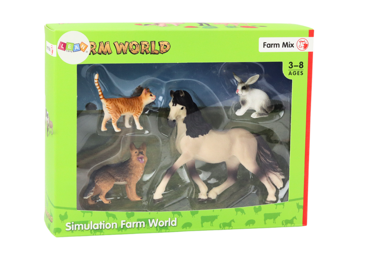 Lean Toys, zwierzęta, zestaw figurek, 4 szt.