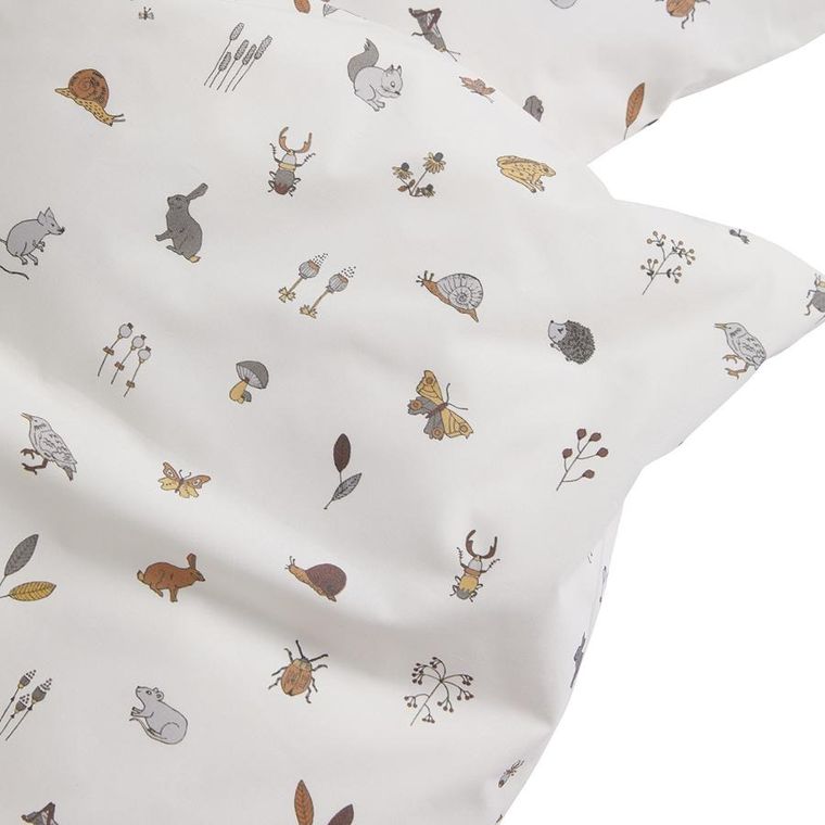 Leander, pościel niemowlęca Forest, Organic Cotton, 70-100 cm, Cappuccino