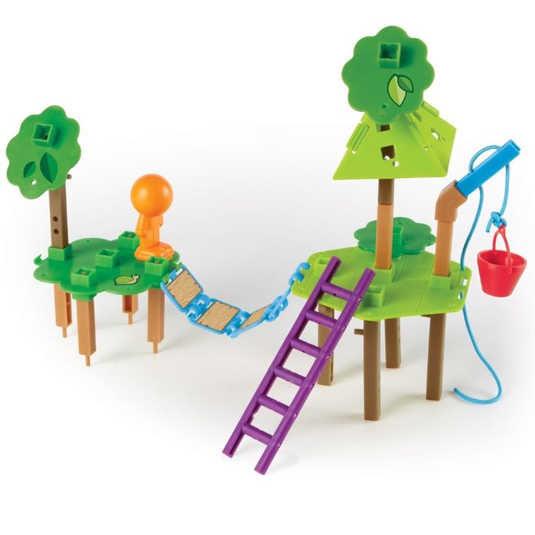 Learning Resources, Domki na drzewie, zestaw do konstruowania i projektowania, 52 szt.