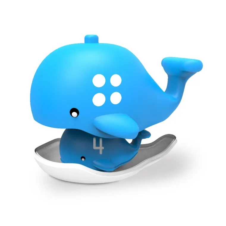 Learning Resources, Snap & Learn, Wieloryby, figurki do nauki liczenia i poznawania kolorów, zestaw edukacyjny, 10 szt.