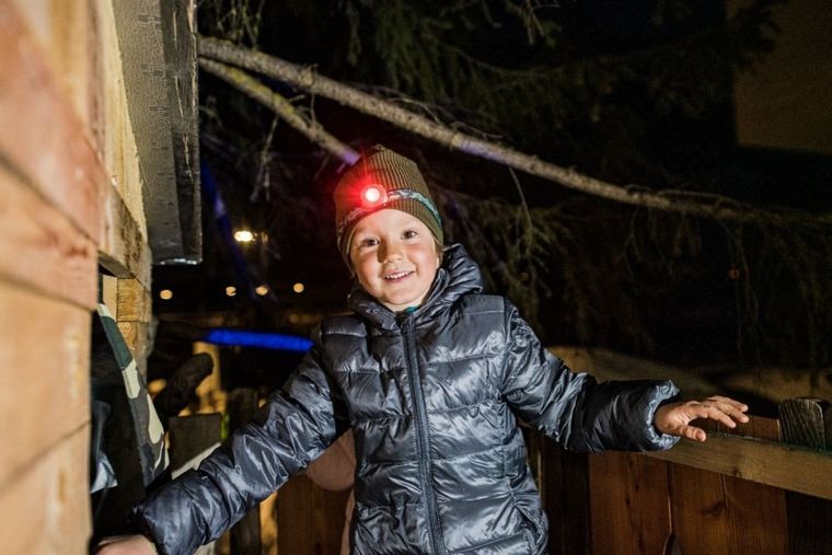 Ledlenser, latarka czołowa dziecięca, Kidled4R, Dinozaury, Window Box