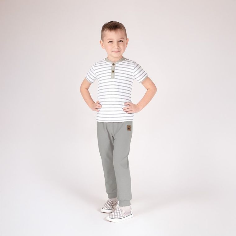 Legginsy chłopięce, szare, Nicol