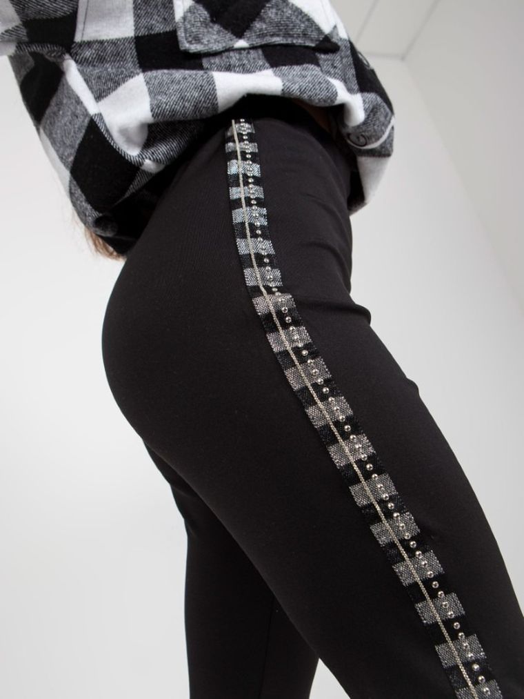 Legginsy damskie, czarne, Factory Price