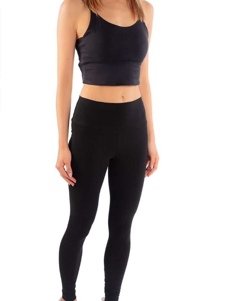 Legginsy damskie, czarne, Golden Queen