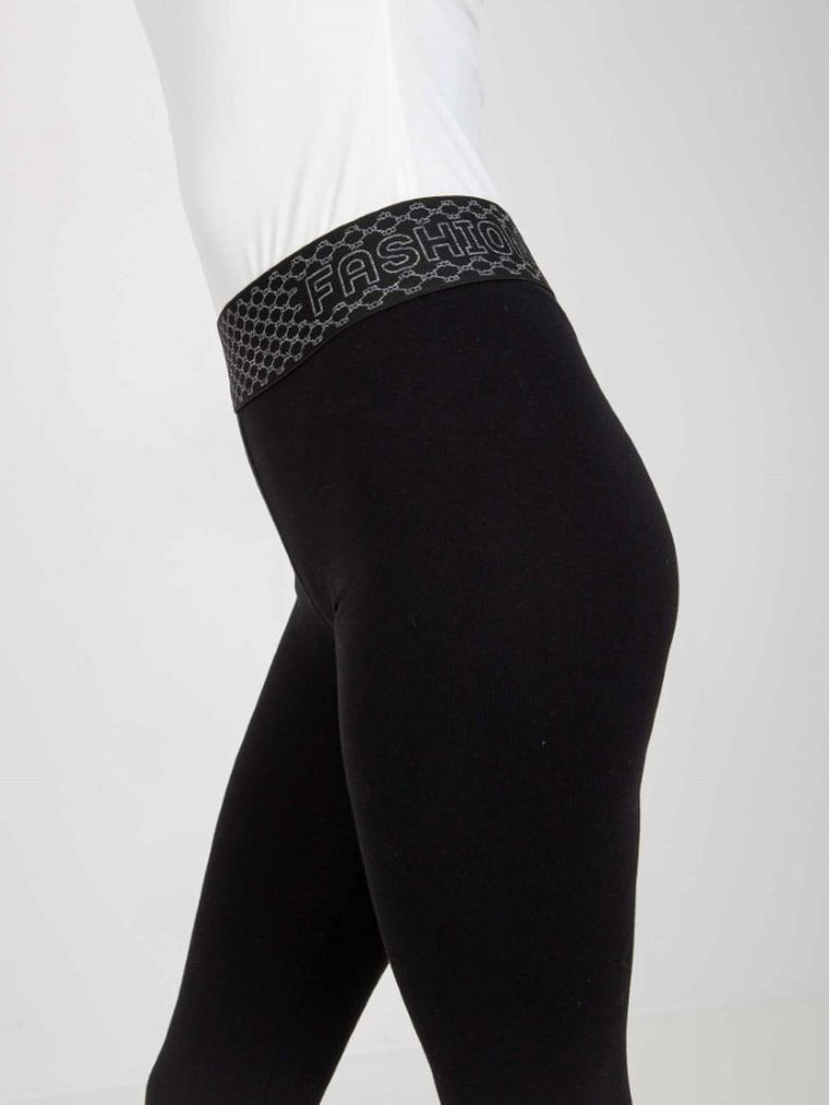 Legginsy damskie, czarne, Relevance