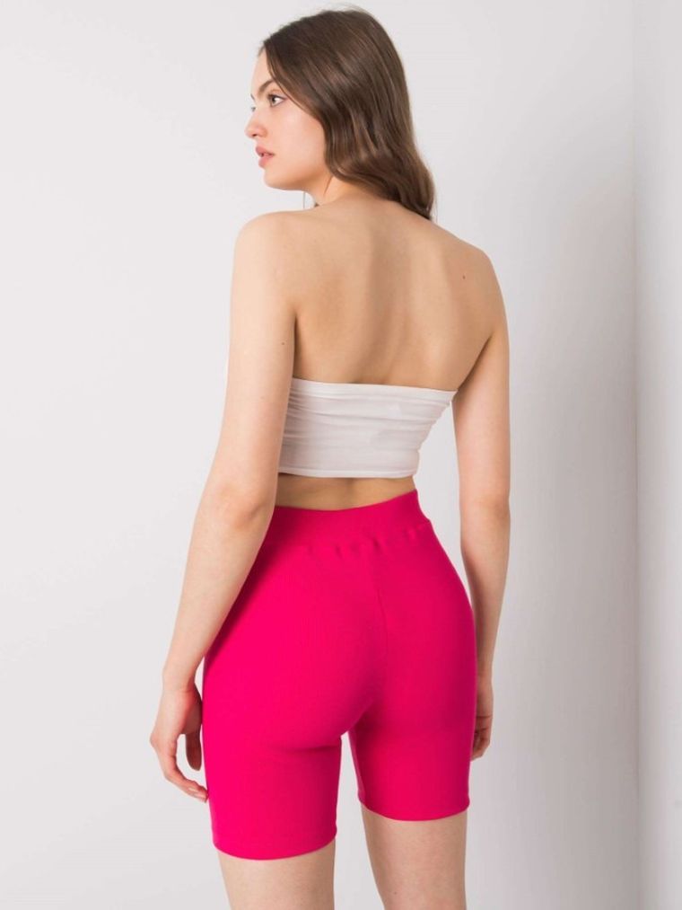 Legginsy damskie, kolarki, różowe, Rue Paris