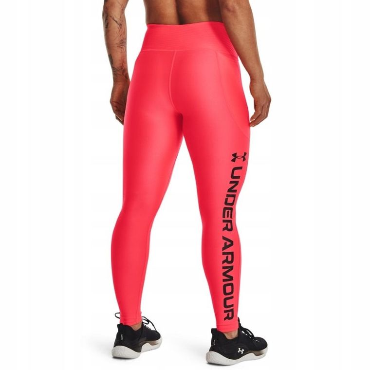 Legginsy damskie, pomarańczowe, Under Armour