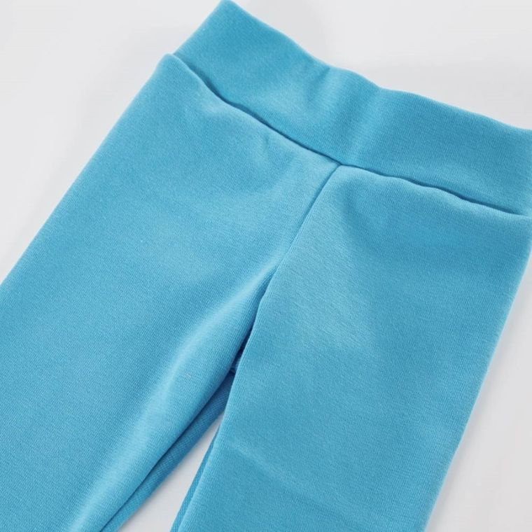Legginsy dziecięce, turkusowe, Eevi