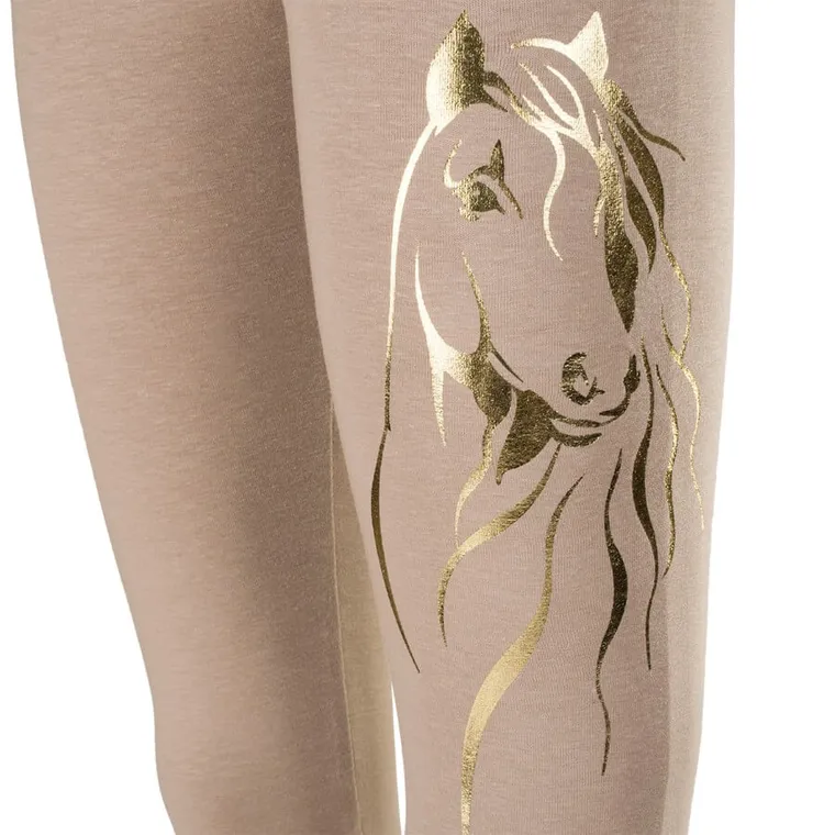 Legginsy dziewczęce, beżowe, Tup Tup